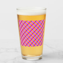 Xícara de vidro RZ rosa como arte caleidoscópica,v