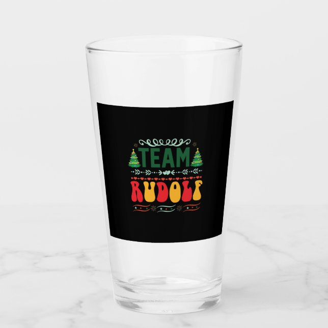 Copo De Pint Xmas Gift Team Rudolf (Frente)