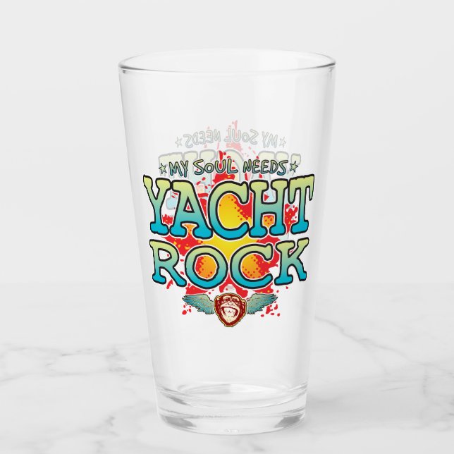 Copo De Pint Yacht Rock Soul Glass Tumbler (Frente)