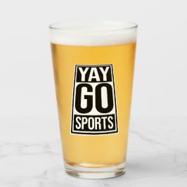 Copo De Pint Yay Go Sports Sarcastic Funny Anti Sports Humor