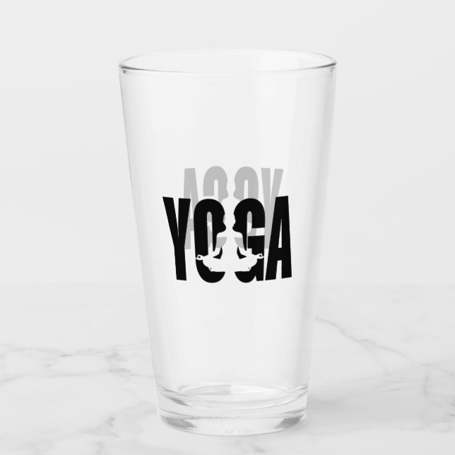 Copo De Pint Yoga. (Frente)