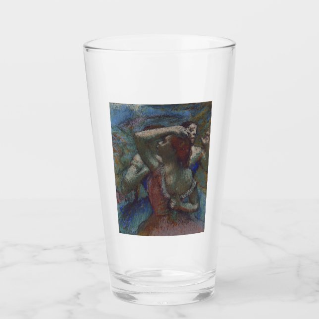 Copo De Pint Young Balé Dancers (Ballerinas) (por Edgar Degas) (Frente)