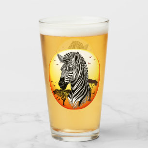Copo De Pint Zebra African Savanna Wild Animal