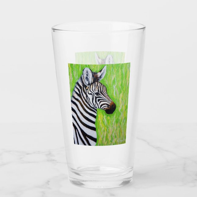 Copo De Pint Zebra Painting (Frente)