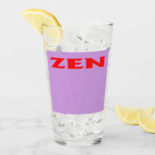 Copo De Pint Zen red lilac glass tumbler