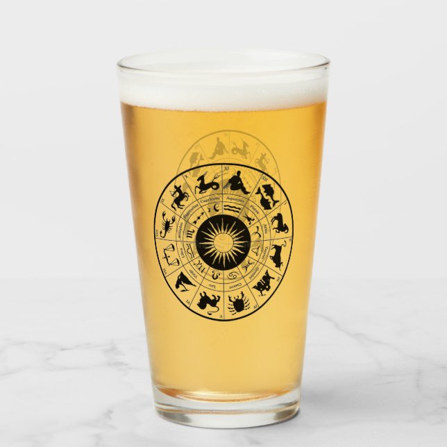 Copo De Pint Zodiac (Traseira (Preenchido))