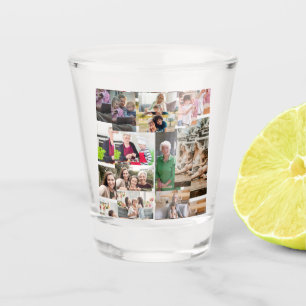 Copo De Shot 10 Colagem Personalizada de Fotos