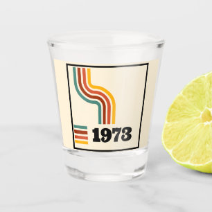 Copo De Shot 1973 Aniversário do Poster vintage Retroativo ou R