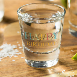 Copo de shot 21º Vigésimo primeiro ou qualquer ani
