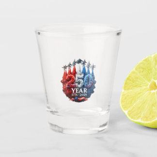 Copo De Shot 250 Anos Americano 250º EUA Patriótico 4 de Julho