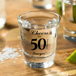 Copo De Shot 50º aniversário Personalizado