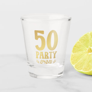 Copo De Shot 50 Tripulações 50º Aniversário