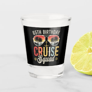 Copo De Shot 65.º Aniversário do Cruise Squad Family Matching