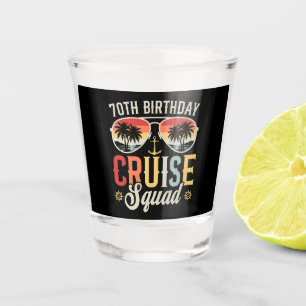 Copo De Shot 70 Birthday Cruise Squad Family Combate