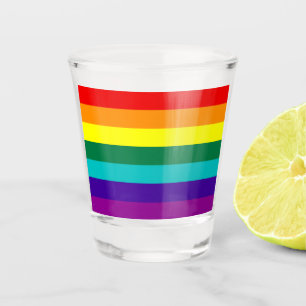 Copo De Shot 7 Bandeira do Rainbow
