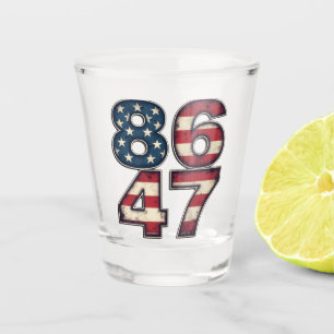 Copo De Shot 86 47 Orgulho Maga Trump Presidente Dia da Inaugur