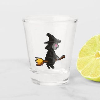 Copo De Shot 8-bit Retro Witch