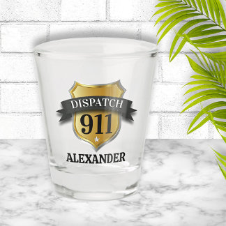 Copo De Shot 911 Dispatcher Personalizado