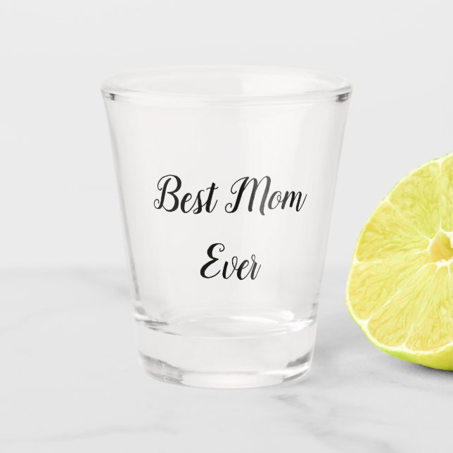 Copo De Shot A melhor mãe sempre escreve SMS (Frente)