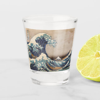 Copo De Shot A onda do Excelente de Kanagawa
