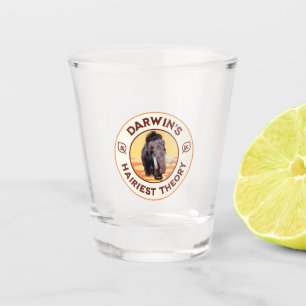 Copo De Shot A Teoria Mais Peluda de Darwin Mamute Lanoso Fofo