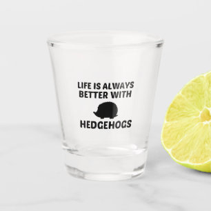 COPO DE SHOT A VIDA DOS HEDGEHOGS É MELHOR