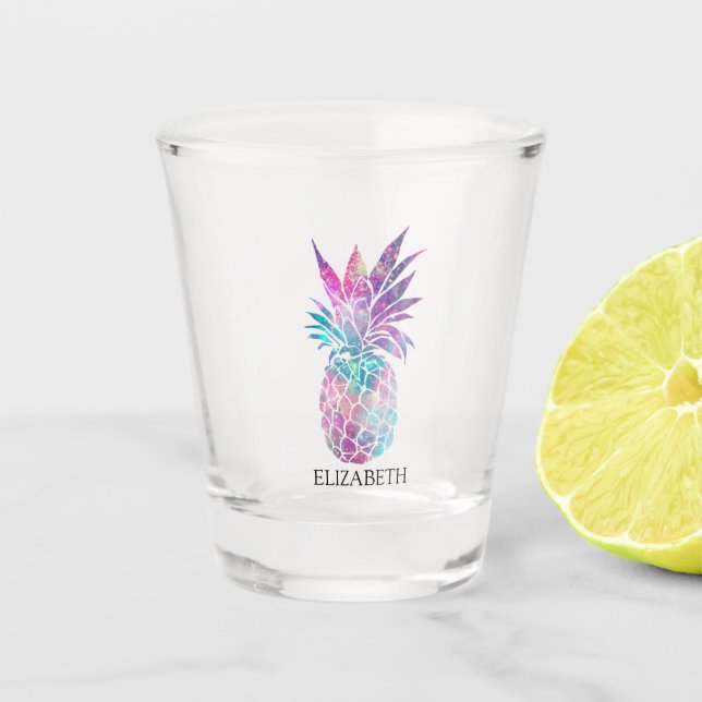 Copo De Shot Abacaxi Ombre (Frente)