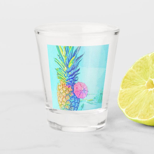 Copo De Shot Abacaxi Tropical (Frente)