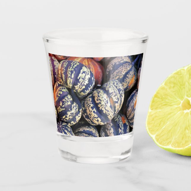 Copo De Shot Abóboras Listradas Rústicas (Frente)