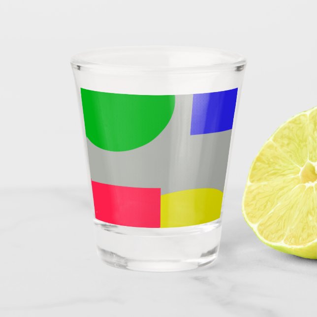 Copo De Shot Abstrato (Frente)