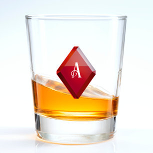 Copo De Shot Ace de Cartões Vermelho Casino de Ouros