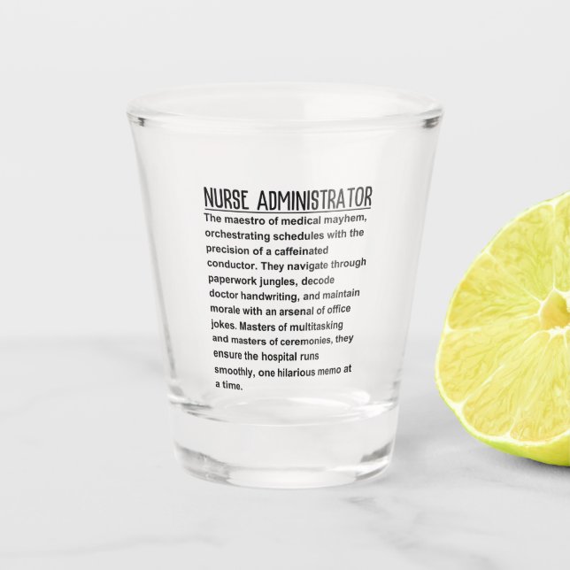 Copo De Shot Administrador de enfermeiros (Frente)