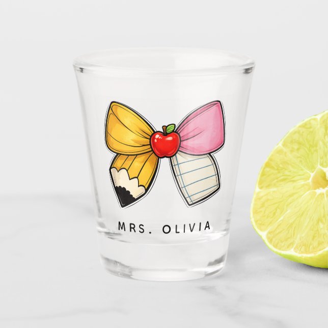 Copo De Shot Agradecimento Personalizado para Professores | Pro (Frente)