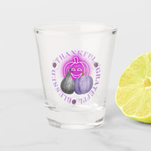 Copo De Shot Agradeço ao bom abençoado Neon Pumpkin