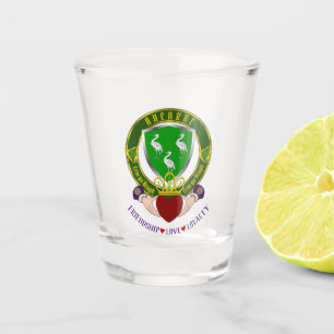 Copo De Shot AHearne Irish Shield & Claddagh