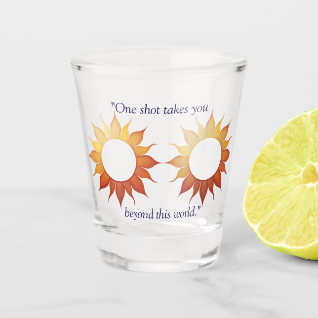 Copo De Shot além deste vidro de tiro (Frente)