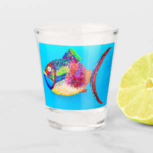 Copo De Shot Algo De Vidro De Tiro Fishy