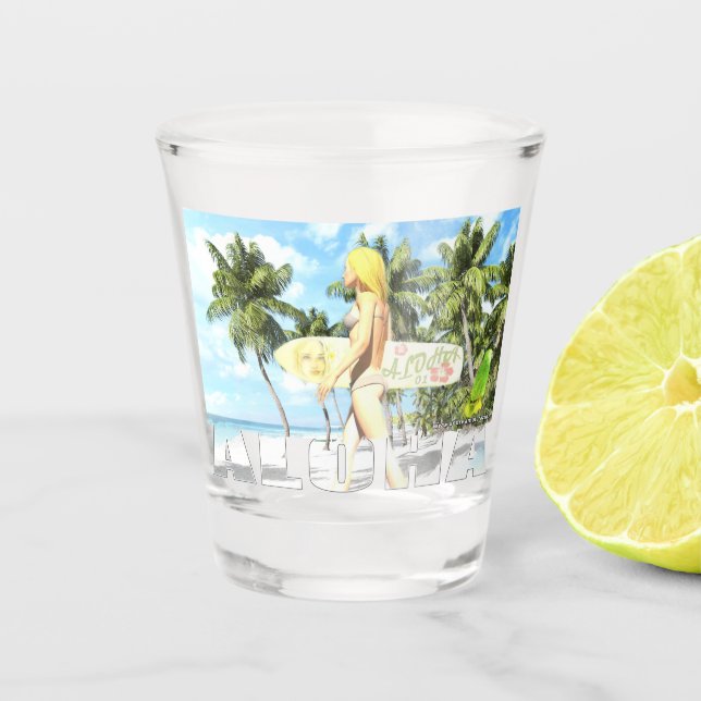 Copo De Shot Aloha 01 (Frente)