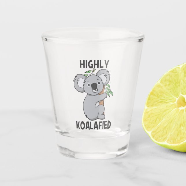Copo De Shot Altamente Koalafied Koala (Frente)