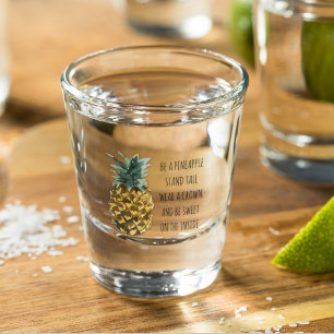 Copo De Shot Amacião de Aquarela Moderna e Cota Engraçada Posit