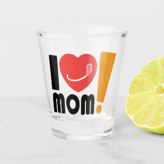 Copo De Shot amando a Mamãe