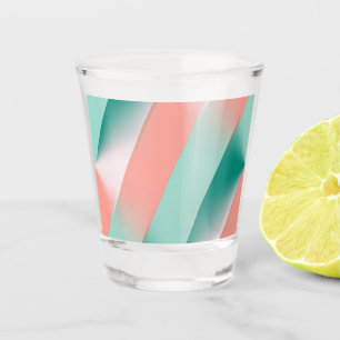 Copo De Shot Amarelo cor-de-rosa suave Yucca e espuma verde-de-