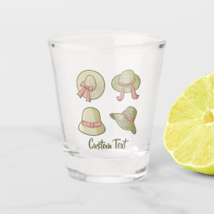 Copo De Shot Amarelo de Chapéus de Verão fêmeas
