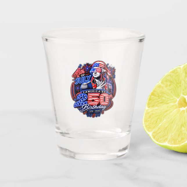 Copo De Shot América 250 Duque (Frente)