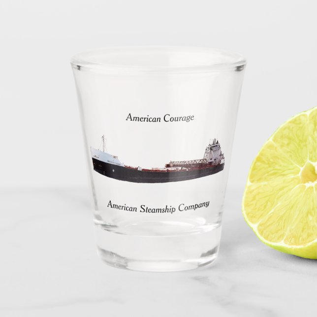 Copo De Shot American Courage shot glass (Frente)