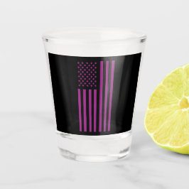 Copo De Shot American Flag Purple