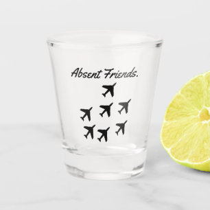Copo De Shot Amigos Ausentes