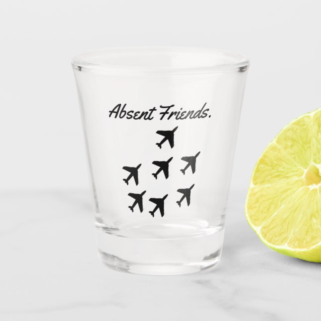 Copo De Shot Amigos Ausentes (Frente)
