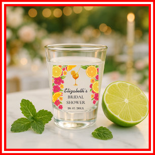 Copo De Shot Amor à Primeira Spritz Laranja Cítrica Chá de Noiv