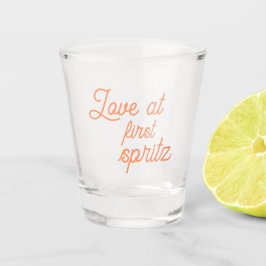 Copo De Shot Amor no First Spritz Chá de panela